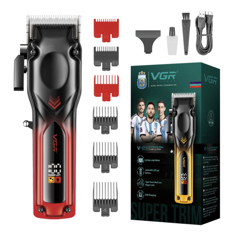 خرید VGR V-656 ماشین اصلاح حجم زن | موتور قدرتمند | صفحه نمایش دیجیتال