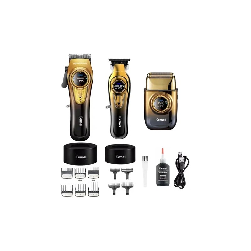 خرید ست حرفه ای ماشین اصلاح کیمی KEMEI KM-8557