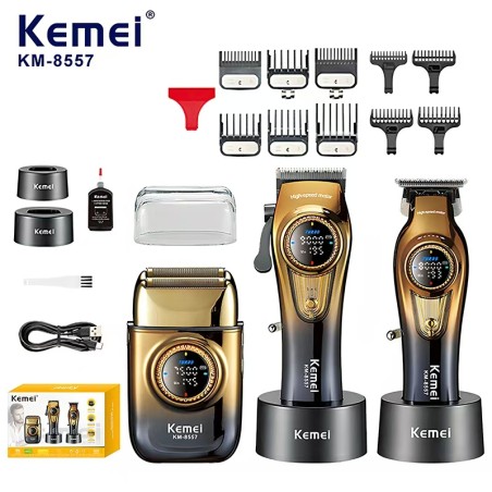 خرید ست حرفه ای ماشین اصلاح کیمی KEMEI KM-8557