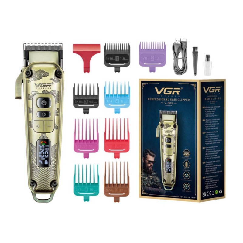 قیمت ماشین اصلاح موی سر و صورت وی جی ار مدل V-005