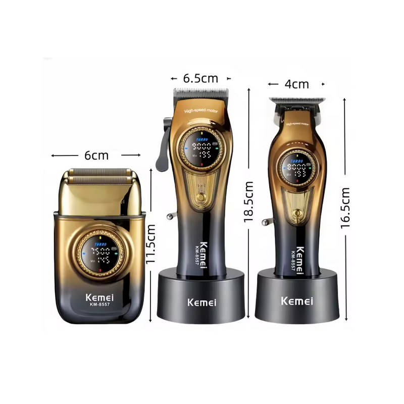 خرید ست حرفه ای ماشین اصلاح کیمی KEMEI KM-8557