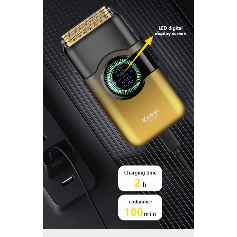 خرید شیور شارژی ضد آب کیمی KEMEI KM-T389