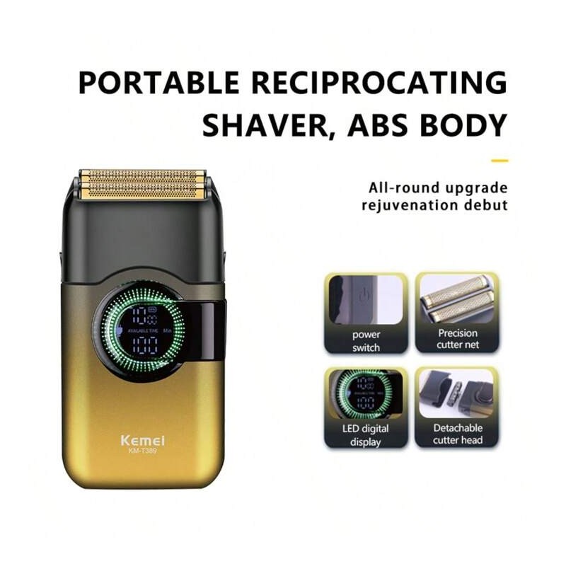 خرید شیور شارژی ضد آب کیمی KEMEI KM-T389