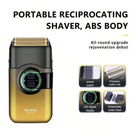 خرید شیور شارژی ضد آب کیمی KEMEI KM-T389 خرید شیور شارژی ضد آب کیمی KEMEI KM-T389