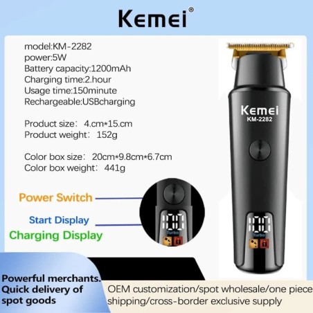 خرید ماشین اصلاح خط زن کیمی مدل KEMEI KM-2282