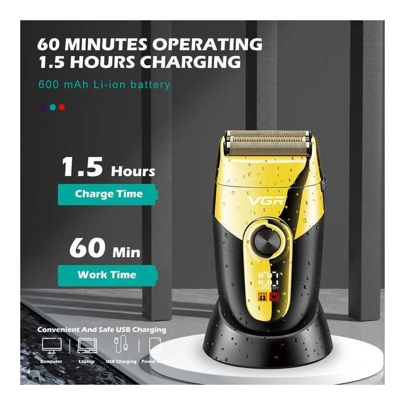 ماشین اصلاح موی صورت وی جی ار مدل V-383