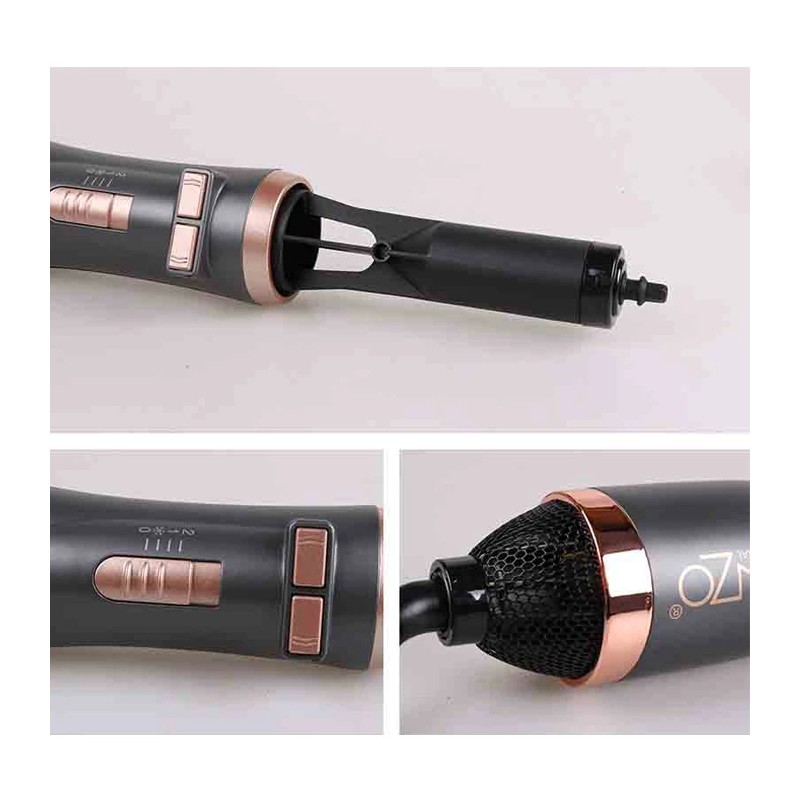 قیمت وخرید سشوار برس‌دار چرخشی انزو پروفشنال EN-742 | خشک‌کن و صاف‌کن حرفه‌ای مو