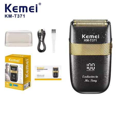 خرید شیور شارژی کیمی مدل KEMEI KM-T371 | ضد آب با تیغه استیل ضد زنگ خرید شیور شارژی کیمی مدل KEMEI KM-T371 | ضد آب با تیغه استیل ضد زنگ