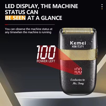 خرید شیور شارژی کیمی مدل KEMEI KM-T371 | ضد آب با تیغه استیل ضد زنگ خرید شیور شارژی کیمی مدل KEMEI KM-T371 | ضد آب با تیغه استیل ضد زنگ
