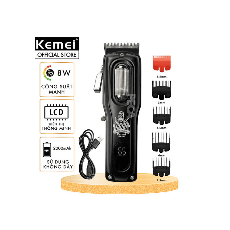 قیمت و خرید ماشین اصلاح حرفه ای و حجم زن کیمی مدل KEMEI KM-1727