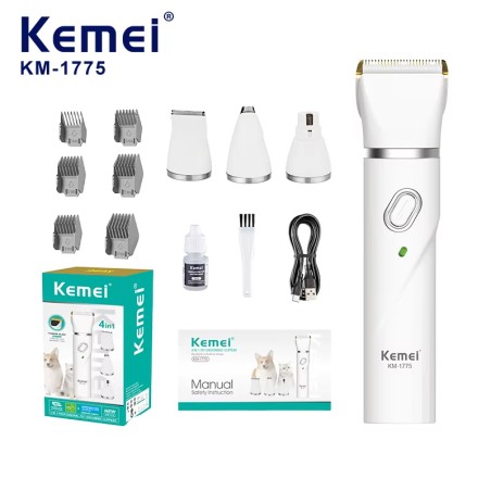 خرید بهترین ماشین اصلاح حیوانات خانگی کیمی مدل Kemei Km-1775 خرید بهترین ماشین اصلاح حیوانات خانگی کیمی مدل Kemei Km-1775