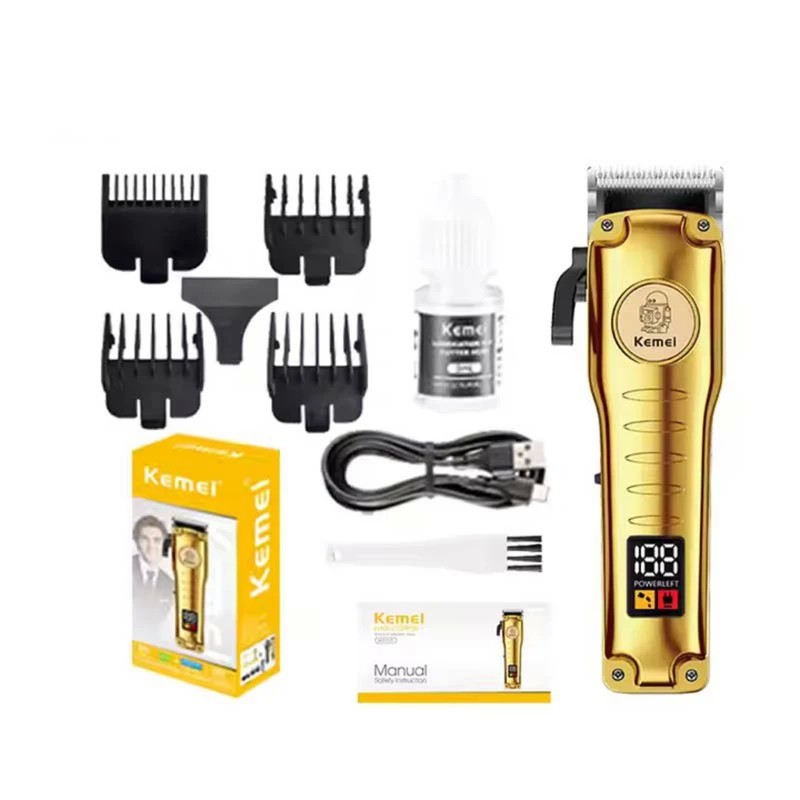 قیمت ماشین اصلاح موی سر و صورت کیمی KM-510 | استیل ضد زنگ، 210 دقیقه استفاده