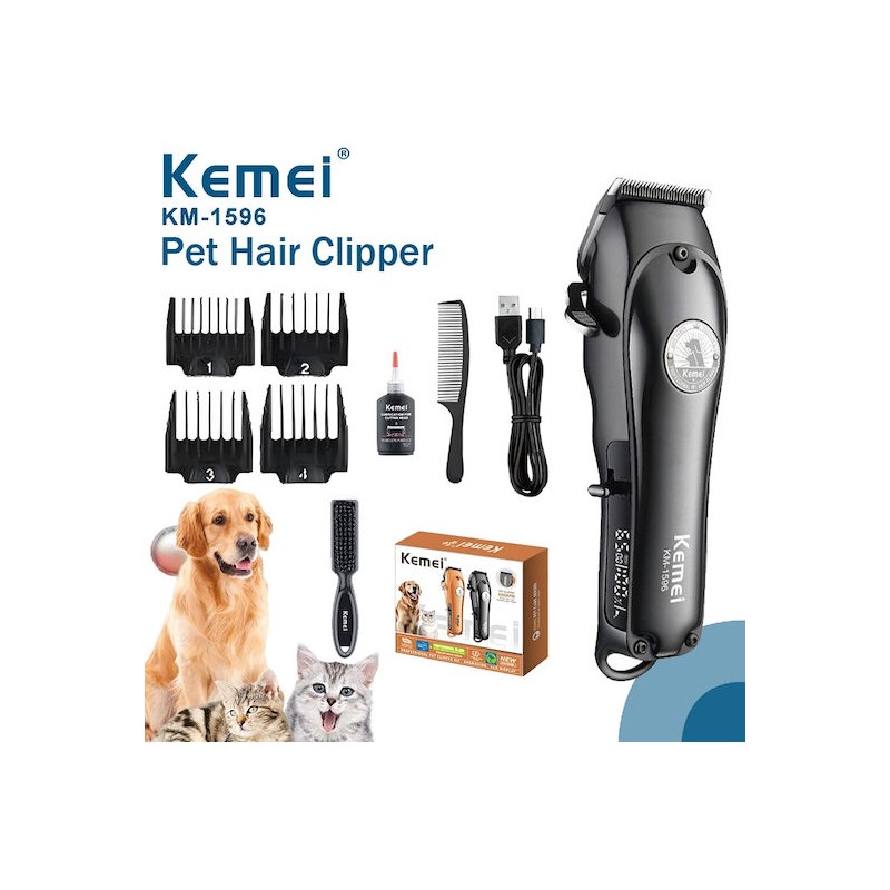 قیمت بهترین ماشین اصلاح حیوانات کیمی KEMEI KM-1596