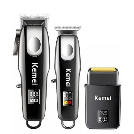 ست ماشین اصلاح و صفرزن کیمی KM-8531 | سه دستگاه حرفهای حجمزن، خطزن و شیور ست ماشین اصلاح و صفرزن کیمی KM-8531 | سه دستگاه حرفهای حجمزن، خطزن و شیور