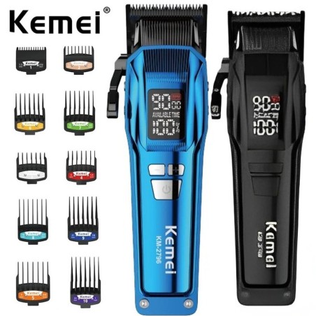 خرید ماشین اصلاح کیمی Kemei KM-2796 | حجمزن حرفهای با باتری 4600mAh و موتور 9000 دور خرید ماشین اصلاح کیمی Kemei KM-2796 | حجمزن حرفهای با باتری 4600mAh و موتور 9000 دور