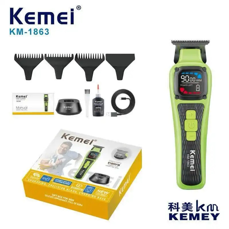 قیمت وخرید ماشین اصلاح خط زن Kemei KM-1863 | موتور قدرتمند و طراحی ارگونومیک