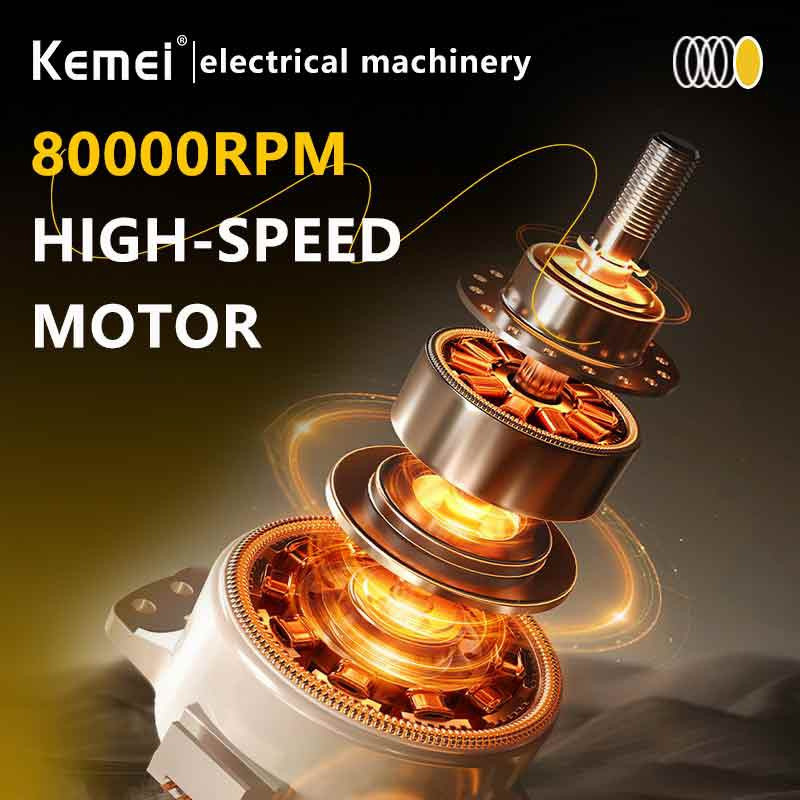 قیمت ریش‌تراش برقی حرفه‌ای Kemei K-1859. قابل شارژ برای آقایان