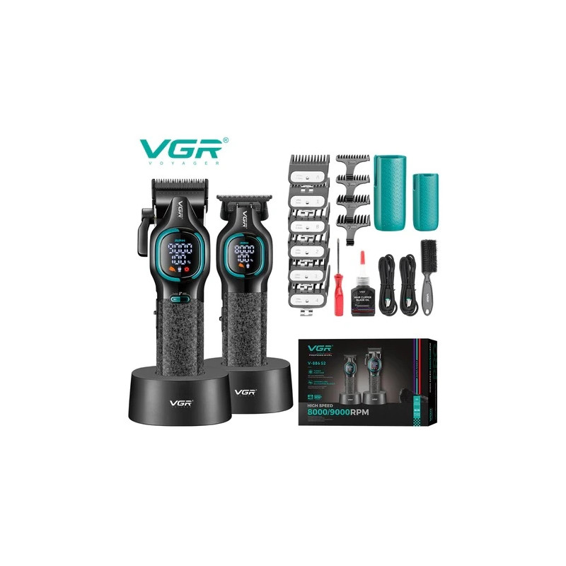 قیمت ست حرفه‌ای اصلاح و پیرایش مدل V-886 S2 |با تیغه های سرامیکی با روکشDLC