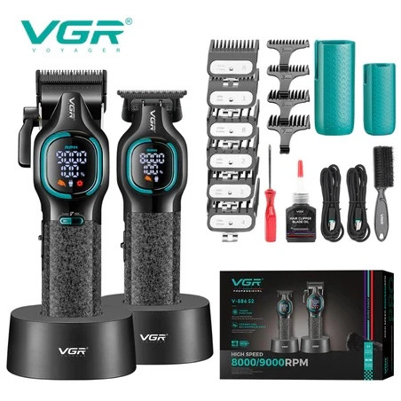 قیمت ست حرفه‌ای اصلاح و پیرایش مدل V-886 S2 |با تیغه های سرامیکی با روکشDLC