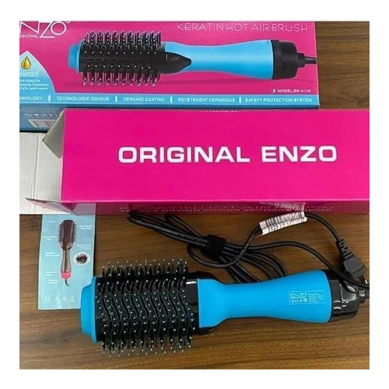 قیمت سشوار برس دار انزو مدل EN4118 با باد سرد اصلی