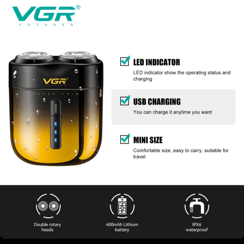 ریش تراش شارژی وی جی آر VGR V-348
