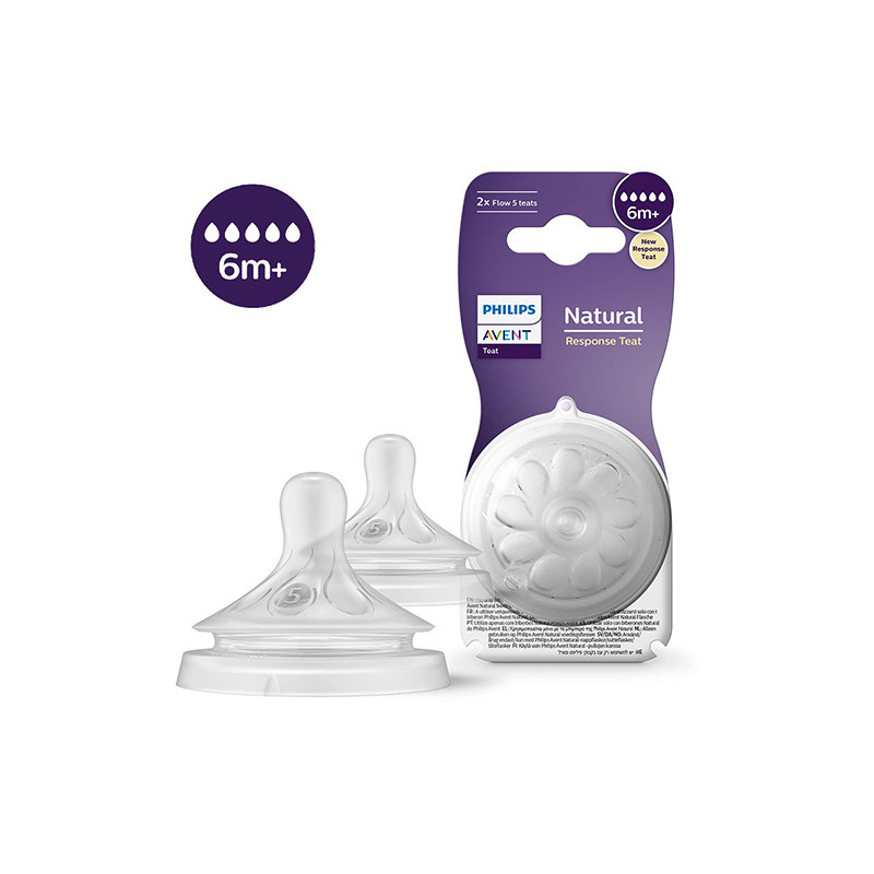 سرشیشه جدید 5 قطره نچرال ریسپانس اونت Philips Avent