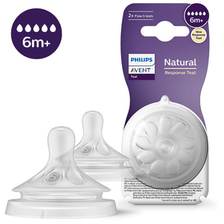 سرشیشه جدید 5 قطره نچرال ریسپانس اونت Philips Avent