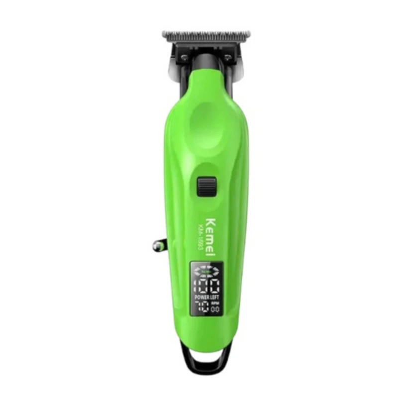 قیمت  ماشین اصلاح موی سر و صورت کیمی مدل KM-1693 با قابلیت تنظیم ۶ سرعته و نمایشگر دیجیتال