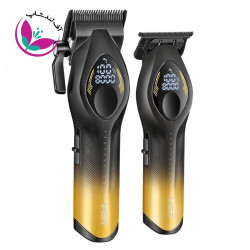 قیمت ست ماشین اصلاح وی جی آر مدل V-858 S2 با تیغه های سرامیکی و روکش دی ال سی