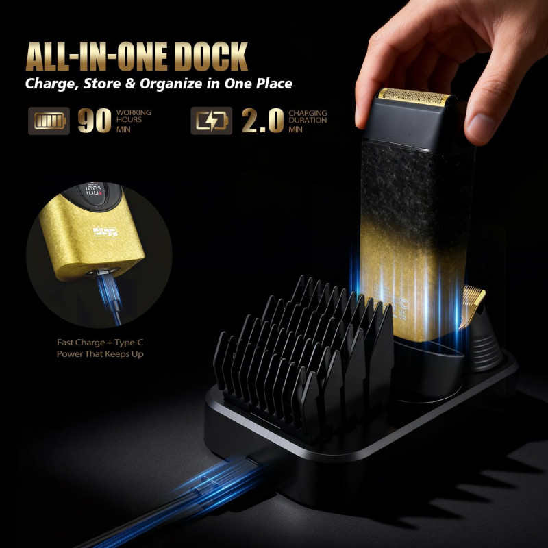 قیمت ریش تراش برقی DSP کاره 3 IPX7 ضد آب USB قابل شارژ برای آقایان