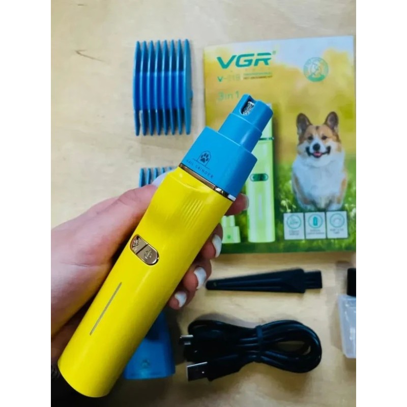 قیمت ماشین اصلاح سه کاره موی حیوانات وی جی آر مدل V-219