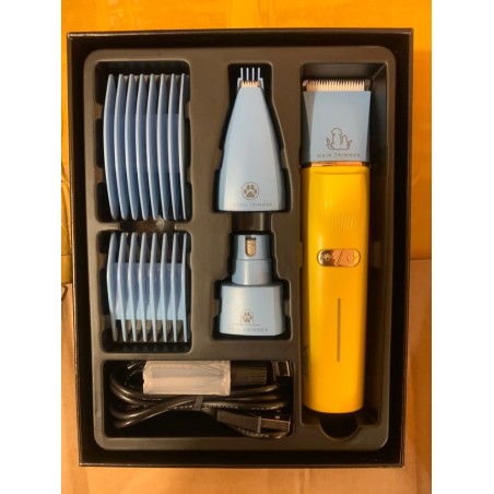 قیمت ماشین اصلاح سه کاره موی حیوانات وی جی آر مدل V-219 | باتری 2000mAh، لیزر آرامشبخش، ۳ کله حرفهای قیمت ماشین اصلاح سه کاره موی حیوانات وی جی آر مدل V-219 | باتری 2000mAh، لیزر آرامشبخش، ۳ کله حرفهای