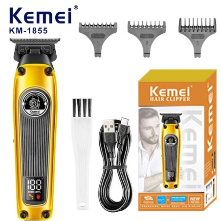 ماشین اصلاح موی سر و صورت کیمی مدل KM-1855 ماشین اصلاح موی سر و صورت کیمی مدل KM-1855