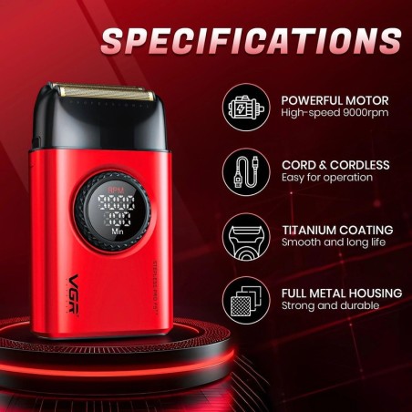 شیور شارژی وی جی آر VGR V-377 شیور شارژی وی جی آر VGR V-377