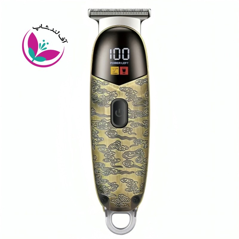 قیمت و خرید ماشین اصلاح خط‌زن و صفرزن GX مدل GX330 | تیغه استیل ضدزنگ، باتری ۱۸۰ دقیقه‌ای، صفحه نمایش LED و ۴ شانه