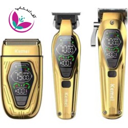 ست 3 قلو ماشین اصلاح کیمی مدل KM-8551