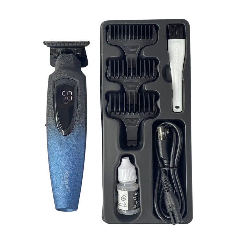 خرید ماشین اصلاح موی سر و صورت کیمی KM-1687 | تیغه سرامیک و DLC | موتور ۸۰۰۰ دور