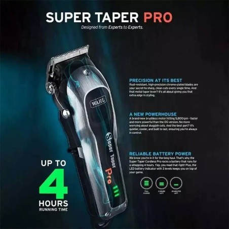 ماشین اصلاح وال سوپر تییپر پروWAHL SUPER TAPER PRO ماشین اصلاح وال سوپر تییپر پروWAHL SUPER TAPER PRO