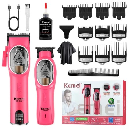 ست ماشین اصلاح حرفه ای کیمی مدل km-8502 ست ماشین اصلاح حرفه ای کیمی مدل km-8502