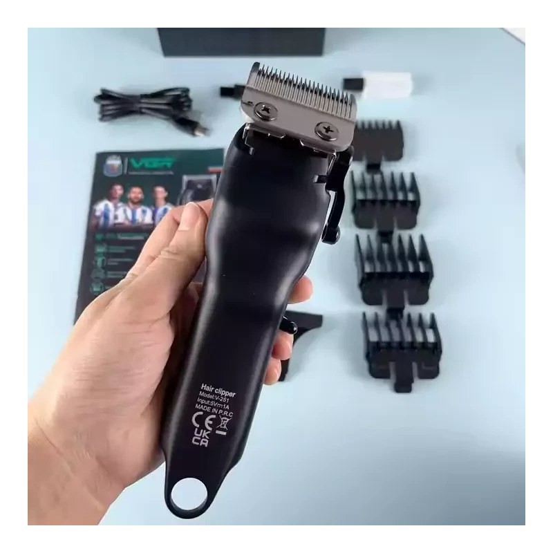 ماشین اصلاح موی سر و صورت وی جی ار مدل V251 V297 مجموعه دو عددی