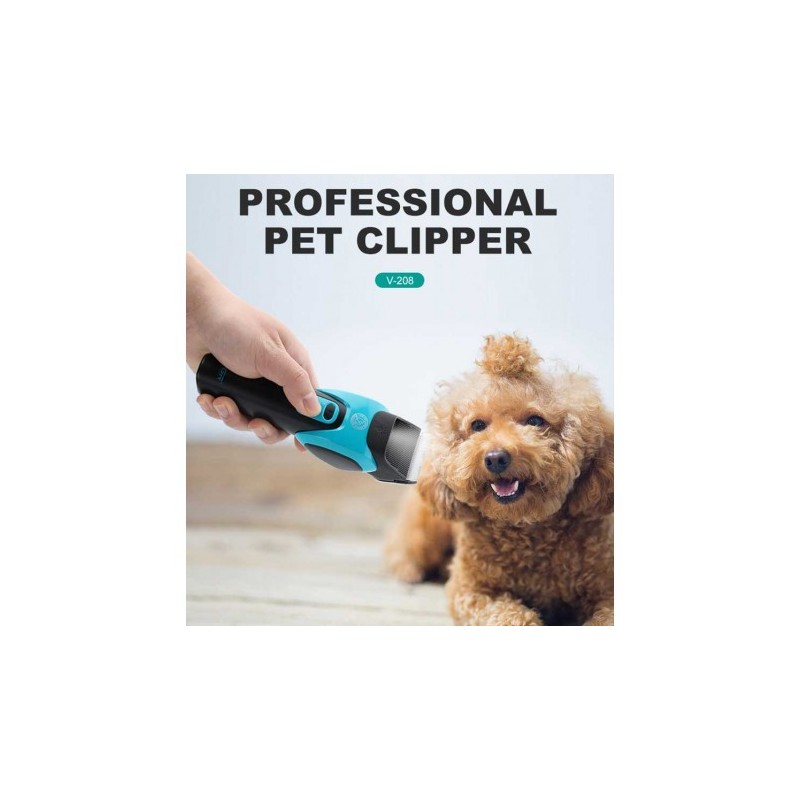 قیمت ماشین اصلاح موی حیوانات وی جی آر VGR V-208 | باتری قوی و تیغه سرامیکی