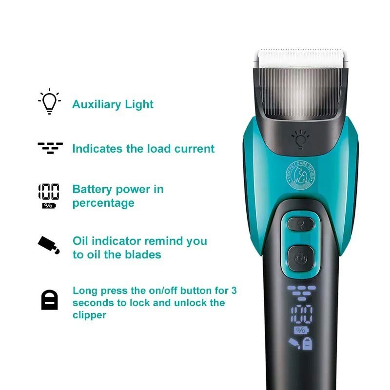 قیمت ماشین اصلاح موی حیوانات وی جی آر VGR V-208 | باتری قوی و تیغه سرامیکی