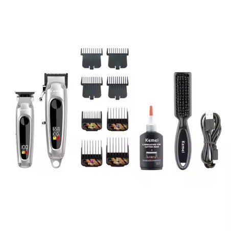 خرید ست حرفه ای ماشین اصلاح کیمی مدل Kemei KM-8540