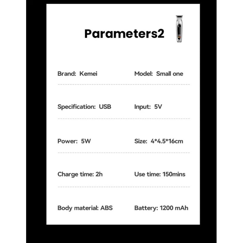 خرید ست حرفه ای ماشین اصلاح کیمی مدل Kemei KM-8540