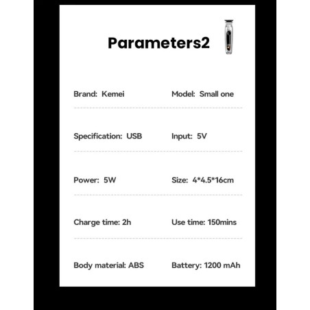 خرید ست حرفه ای ماشین اصلاح کیمی مدل Kemei KM-8540
