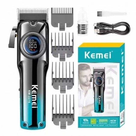 قیمت ماشین اصلاح حرفهایKemei KM-2279-تیغه استیل ضدزنگ-باتری 2000mAh-طراحی ارگونومیک قیمت ماشین اصلاح حرفهایKemei KM-2279-تیغه استیل ضدزنگ-باتری 2000mAh-طراحی ارگونومیک