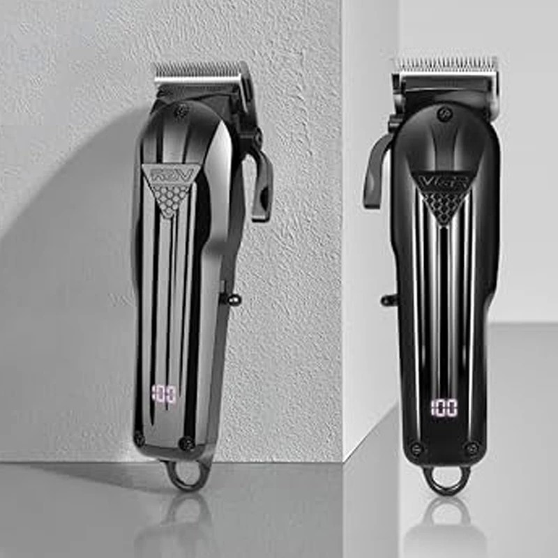 خرید ماشین اصلاح وی جی آر VGR V-282 | حجم‌زن حرفه‌ای با تیغه استیل و صفحه‌نمایش LED