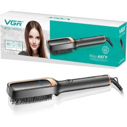 قیمت برس حرارتی برقی با دندانه سرامیکی VGR V-560| تنظیم دما ۲۵۰-۴۱۰°F | محافظت از مو