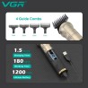 ماشین اصلاح خطزن و صفرزن VGR V-296 | تیغه استیل ضدزنگ | باتری 3 ساعته ماشین اصلاح خطزن و صفرزن VGR V-296 | تیغه استیل ضدزنگ | باتری 3 ساعته
