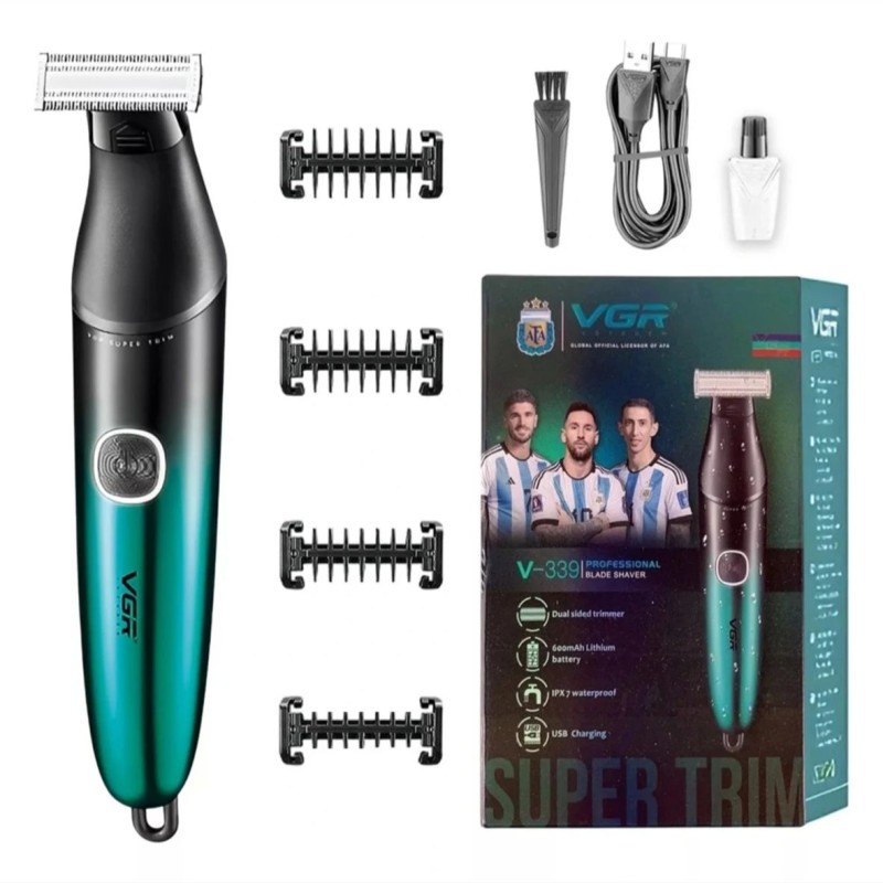 خرید ماشین اصلاح ضد آب VGR V-339 | تیغه استیل ضدزنگ | فناوری IPX6